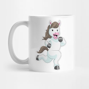 Horse as Runner at Running Mug